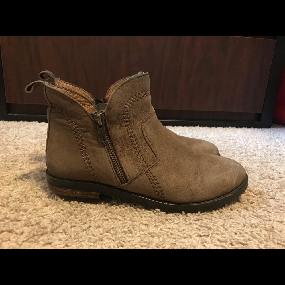 Brown booties